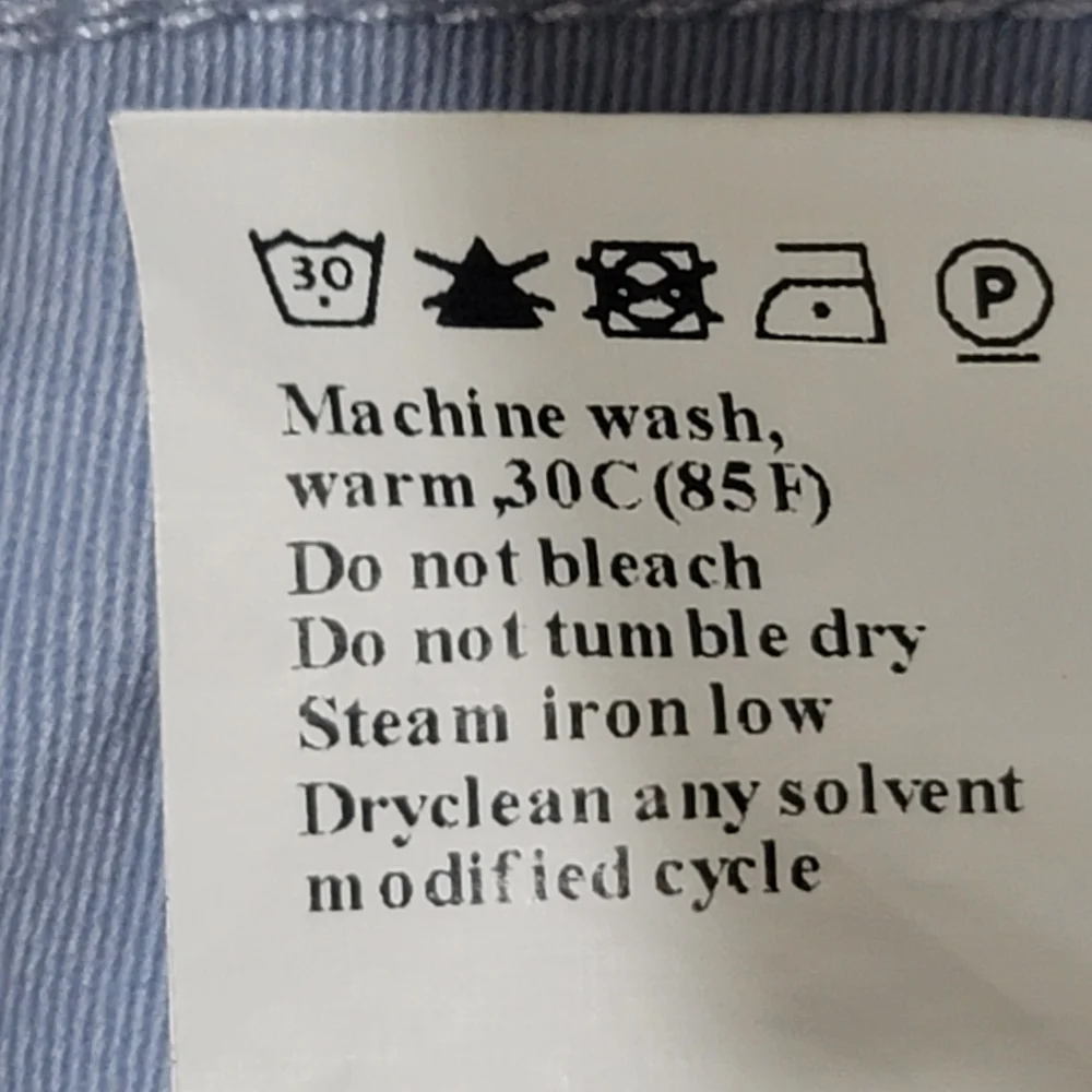 NWT Dokotoo Iceland Blue Wide Leg Women's Pants 27"Waist Size 4 - Picture 12 of 16